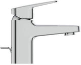 Ideal Standard Ceraplan Waschtischarmatur H60, 99 mm Ausladung, Chrom, mit Ablaufgarnitur