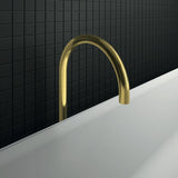 Ideal Standard Wanneneinlauf Joy freistehend Brushed Gold – Bodenstehender Auslauf mit Strahlregler