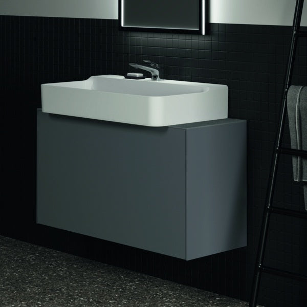 IDEAL STANDARD Conca Waschtischunterschrank 1000 mm, 1 Auszug, Eiche geflammt, wandhängend