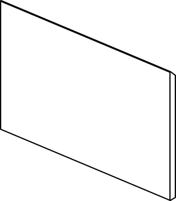 IDEAL STANDARD Connect Air Schubladenfront 535 mm Weiß glänzend für Waschtischunterschrank