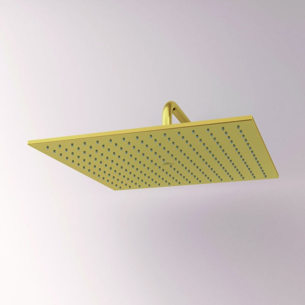 IDEAL STANDARD Idealrain Atelier Regenbrause 400x400 mm Brushed Gold mit EasyClean