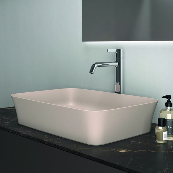 Ideal Standard Conca Waschtischplatte 1202x505x6 mm Keramik Feinsteinzeug Marmor Calacatta