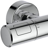 IDEAL STANDARD Duschsystem Ceratherm T25 M mit Thermostat, Kopf- und Handbrause, Chrom