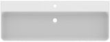 Ideal Standard Conca Aufsatzwaschtisch 1200x450x145mm, 1 Hahnloch, ohne Überlauf, Weiß, geschliffen
