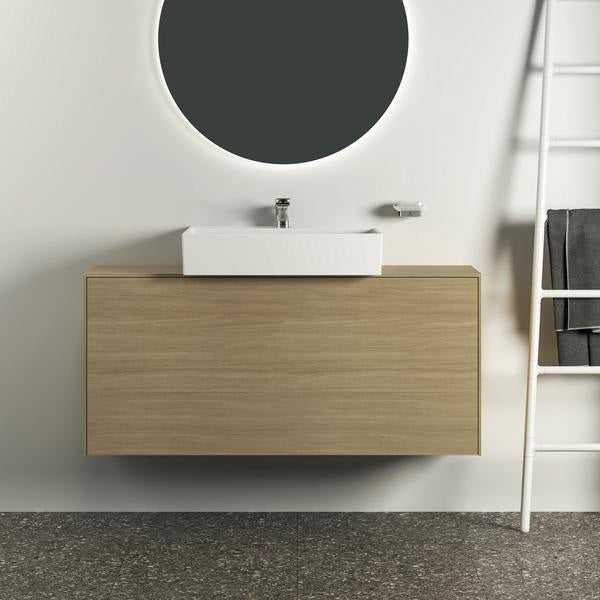 Ideal Standard Seifenschale Conca Cube eckig Brushed Gold – Wandhängend mit Glas-Einsatz
