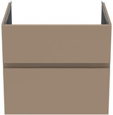Ideal Standard Finesse Möbelwaschtischunterschrank 600 mm mit 2 Auszügen und Softclose in Greige matt