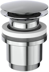 Ideal Standard Waschtischablaufventil Chrom – Push-Open-Ventil, rostfreier Stahl
