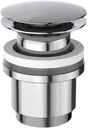 Ideal Standard Waschtischablaufventil Chrom – Push-Open-Ventil, rostfreier Stahl