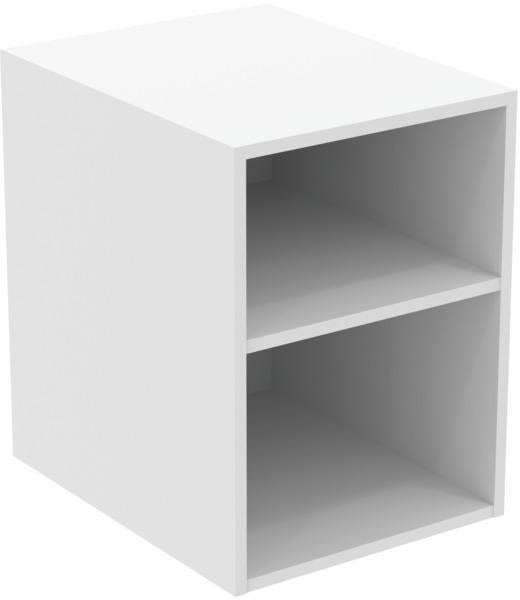 IDEAL STANDARD Finesse Seitenelement 400x505x540mm Greige matt – Wandhängend mit 2 offenen Fächern