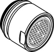 IDEAL STANDARD IS Luftsprudler M18x1 5 l/min Chrom – Perlator für Armaturen