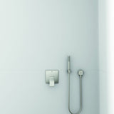 Ideal Standard Idealrain Atelier Brausehalter, eckige Rosette, Brushed Gold, Messing