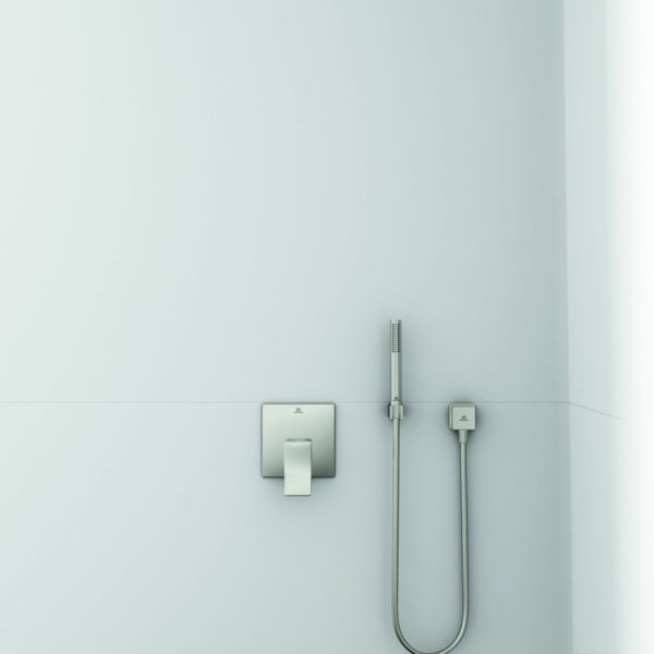 IDEAL STANDARD Idealrain Atelier Wandanschlussbogen G1/2 eckige Rosette Brushed Gold