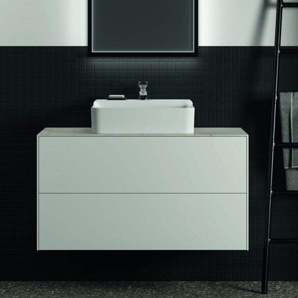 Ideal Standard Conca Waschtischarmatur Brushed Gold, 132 mm Auslauf, ohne Ablaufgarnitur