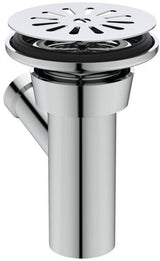 Ideal Standard Überlauf mit Siphon Chrom – Ersatzteil für Spüle und Waschbecken