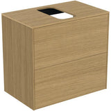 Ideal Standard Conca WT-Unterschrank 602 mm, 2 Auszüge, Push-Open & Softclose, Anthrazit