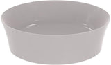 Ideal Standard Ipalyss Aufsatzwaschtisch 400x400mm Seidenweiß ohne Hahnloch ohne Überlauf