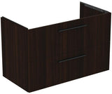 IDEAL STANDARD i.life B Möbelwaschtischunterschrank 1000 mm Weiß Matt, 2 Auszüge, Siphon links