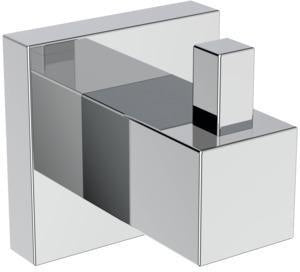 IDEAL STANDARD IOM Cube Handtuchhaken Chrom – Einfachhaken mit verdeckter Befestigung