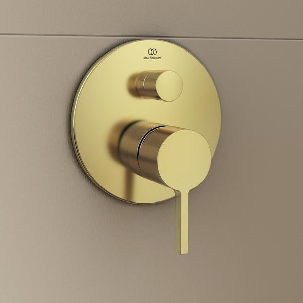 Ideal Standard Joy Badearmatur Unterputz Bausatz 2 in Brushed Gold – Einhandhebelmischer