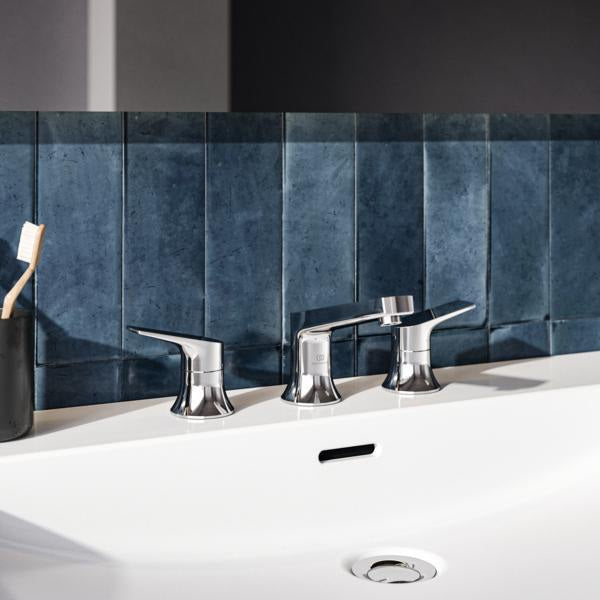 Ideal Standard La Dolce Vita 3-Loch-Waschtischarmatur mit Ablaufgarnitur Chrom