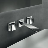 Ideal Standard Conca Wand-Waschtischarmatur, zweigriffig, Ausladung 180 mm, Brushed Gold