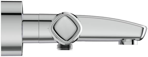 Ideal Standard Badethermostat AP Ceratherm T100, Ausladung 161 mm, Chrom – mit Verbrühschutz