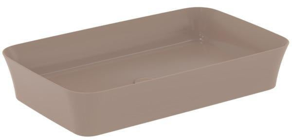 IDEAL STANDARD Ipalyss Schale 650x400x120 mm Seidenweiß – Aufsatzwaschtisch ohne Hahnloch & Überlauf