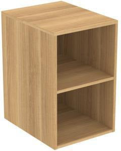 IDEAL STANDARD i.life B Seitenelement 400x505x630 mm Coffee Oak, 2 offene Fächer, Melamin