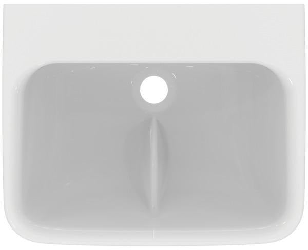 Ideal Standard Contour 21+ Hygiene-Waschtisch 500 mm Weiß SmartGuard ohne Hahnloch