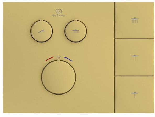 Ideal Standard Ceratherm Navigo Solos Brausethermostat UP Chrom – thermostatisch, 24 l/min, Messing