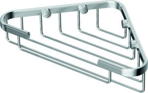 Ideal Standard IOM Eck-Seifenkorb in Chrom – Wandhängende Seifenablage aus Messing