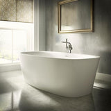 Ideal Standard Duo-Badewanne Dea freistehend 1900x900mm mit Ablauf und Überlauf in Weiß