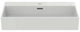 Ideal Standard Waschtisch Extra 700x450x150mm geschliffen Weiß mit 1 Hahnloch und Überlauf