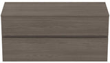 Ideal Standard Finesse Waschtischunterschrank 1202 mm, 2 Auszüge, Greige matt, wandhängend