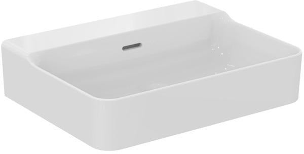 Ideal Standard Conca Aufsatzwaschtisch 600x450x165mm Weiß ohne Hahnloch mit Überlauf