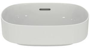 Ideal Standard Aufsatzwaschtisch Linda-X 450x380x130 mm Weiß – Keramik ohne Hahnloch, mit Überlauf