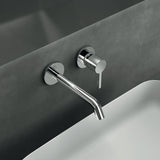 Ideal Standard Joy Wand-Waschtischarmatur in Brushed Gold, 180 mm Auslauf, runde Rosette
