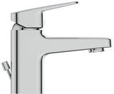 Ideal Standard Ceraplan Waschtischarmatur H60 mit Ablaufgarnitur, Ausladung 99 mm, BlueStart, Chrom