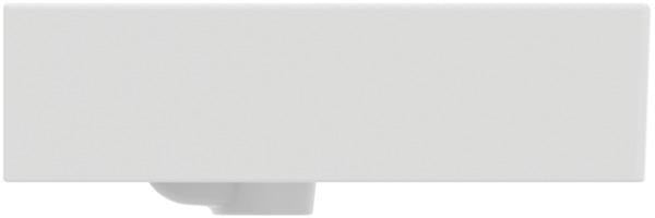 Ideal Standard Doppelwaschtisch Extra 1215mm, 2x 1 Hahnloch, mit Überlauf, Seidenweiß