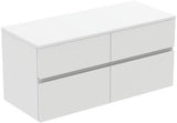 Ideal Standard Finesse Waschtischunterschrank 1202 mm, 4 Auszüge, Greige Matt, wandhängend