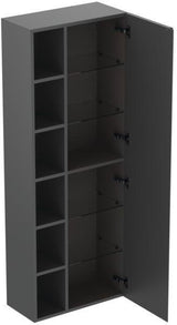 Ideal Standard Hochschrank Finesse 600x300x1600mm, Tür rechts, Greige matt, Softclose