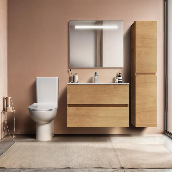 IDEAL STANDARD Waschtischunterschrank Eurovit+ 700 mm mit 2 Softclose-Auszügen in Grau