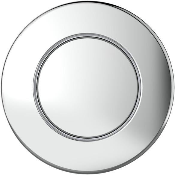 Ideal Standard Septa Pro XS P1 Betätigungsplatte – Pneumatische Auslösung, Chrom, Rund