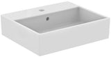Ideal Standard i.life B Aufsatzwaschtisch 605x420x145 mm Weiß, 1 Hahnloch, mit Überlauf