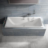 Ideal Standard Duo-Badewanne Connect Air 1700x750x475 mm Weiß – 2-Sitzer mit Mittelablauf