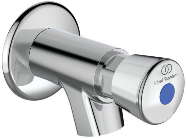 Ideal Standard Alpha Selbstschluss-Wandauslaufventil DN15 Chrom – ohne Mischung