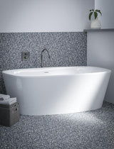 Ideal Standard Duo-Badewanne Dea freistehend 1900x900mm mit Ablauf und Überlauf in Weiß