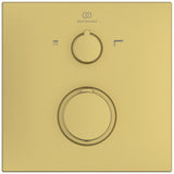 Ideal Standard Badethermostat UP Ceratherm C100, Brushed Gold, DIN EN 1717