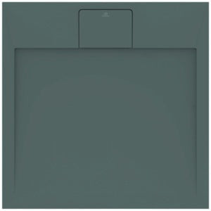 Ideal Standard Ultra Flat S i.life Quadrat-Brausewanne 700x700x30 mm Carraraweiß – Mineralguss mit Rutschhemmung