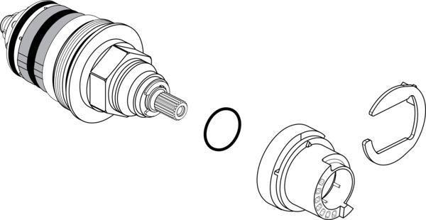 Ideal Standard IS Kartuschen-Set Navigo – Armaturen-Kartusche mit UBA-Positivliste